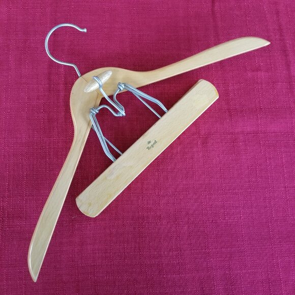 Vintage Regent 18” Solid Wood Heavy Duty Suit Hanger - Picture 8 of 14